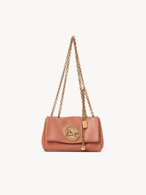 Bolso de hombro peque&ntilde;o Chlo&eacute; Heritage de cuero granulado