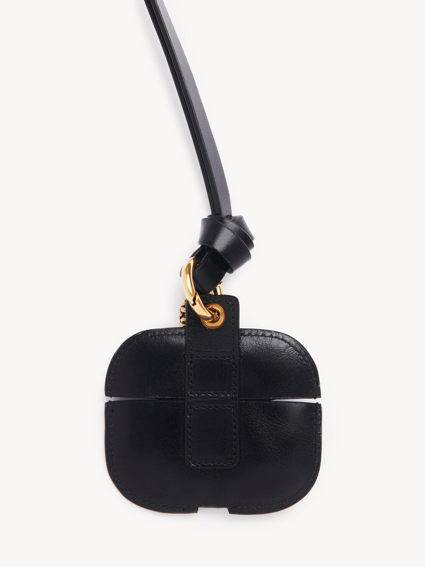 Chlo&eacute; Symbols Snake earpods case in grained leather - 4