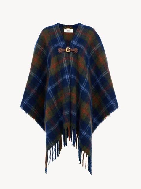 The Chlo&eacute; Paddington cape in mohair, wool & nylon