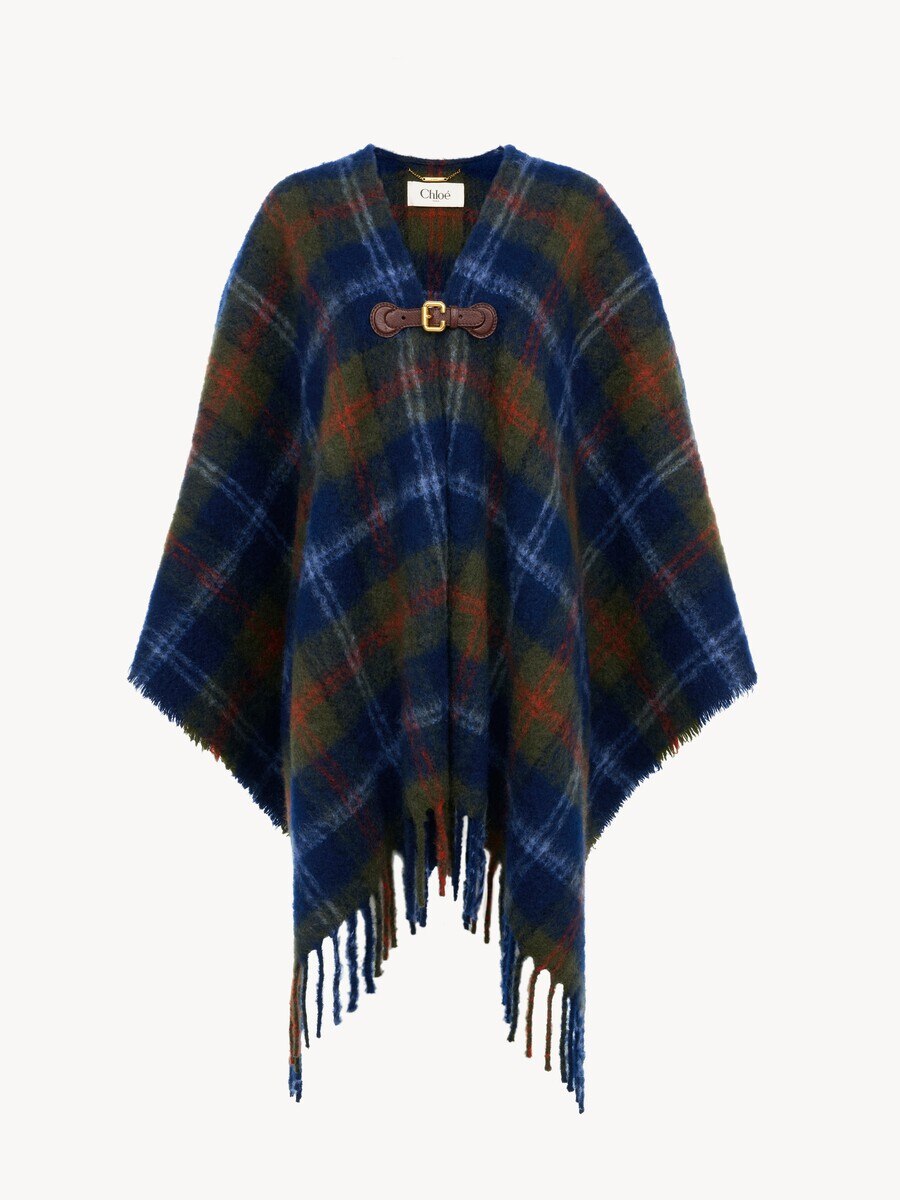 The Chlo&eacute; Paddington cape in mohair, wool & nylon - 2