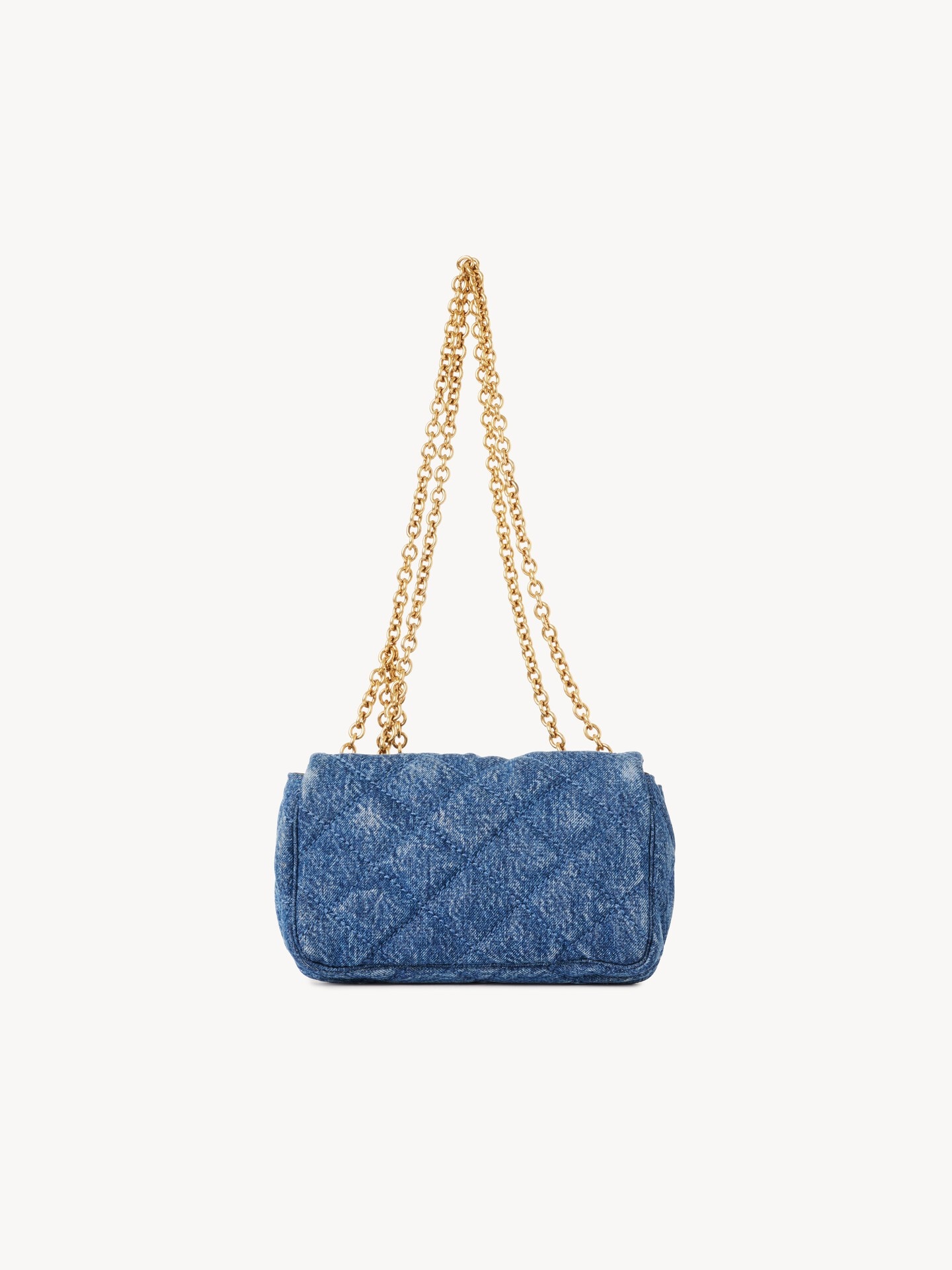 Bolso de hombro peque&ntilde;o Chlo&eacute; Heritage de tejido vaquero - 5
