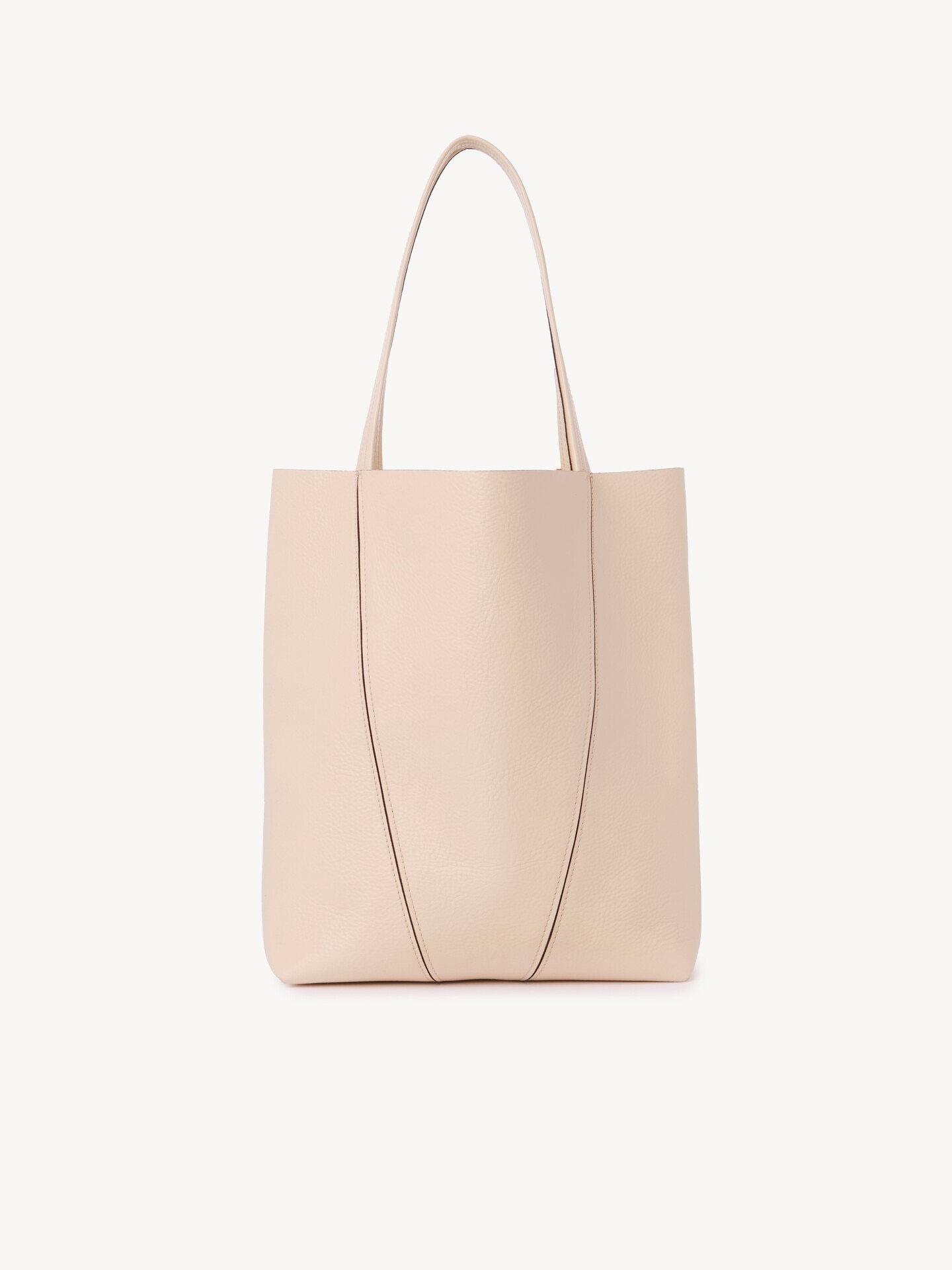 Chlo&eacute; Spin tote bag in grained leather - 5