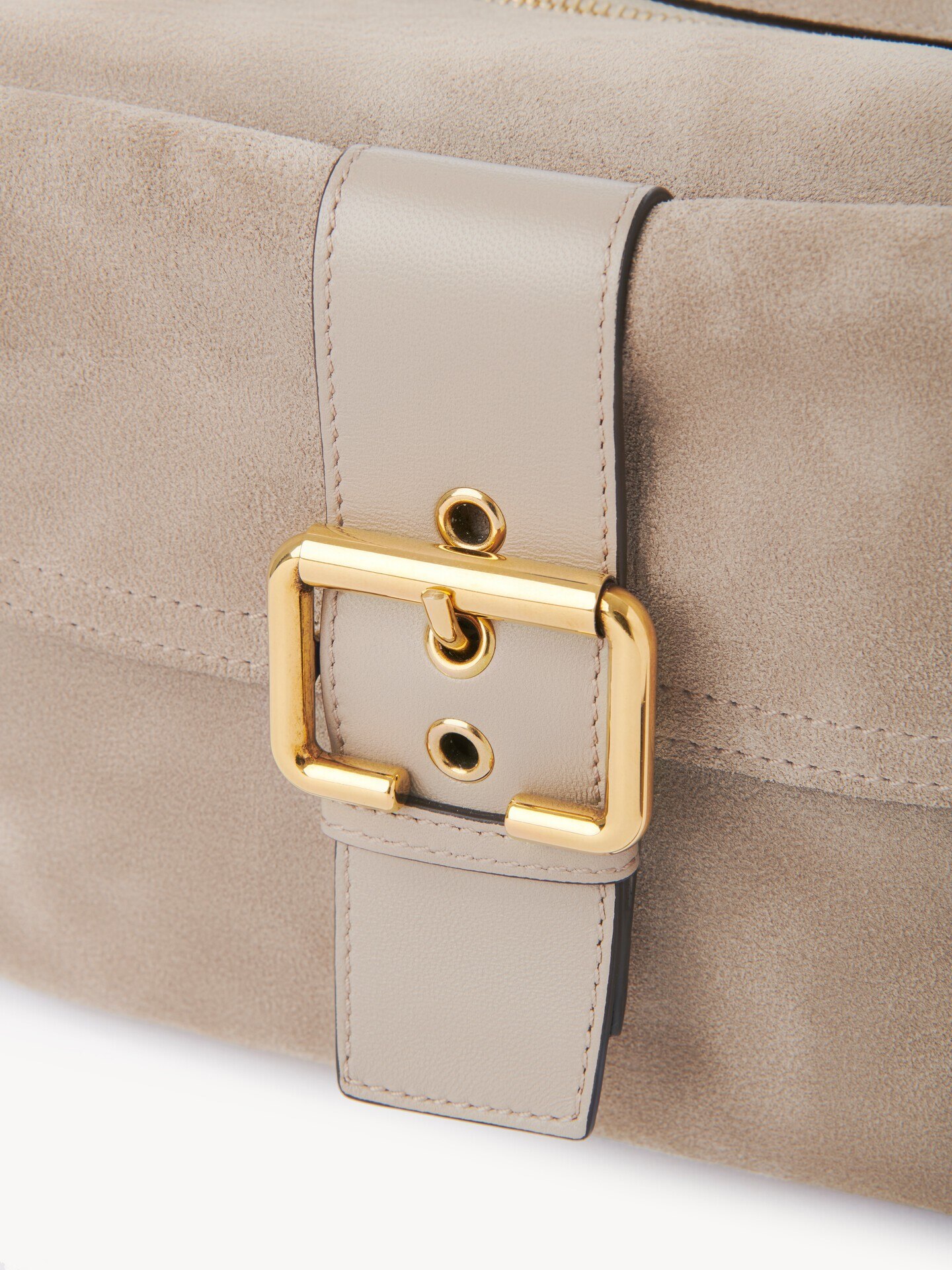 Camera bag in suede leather - 8