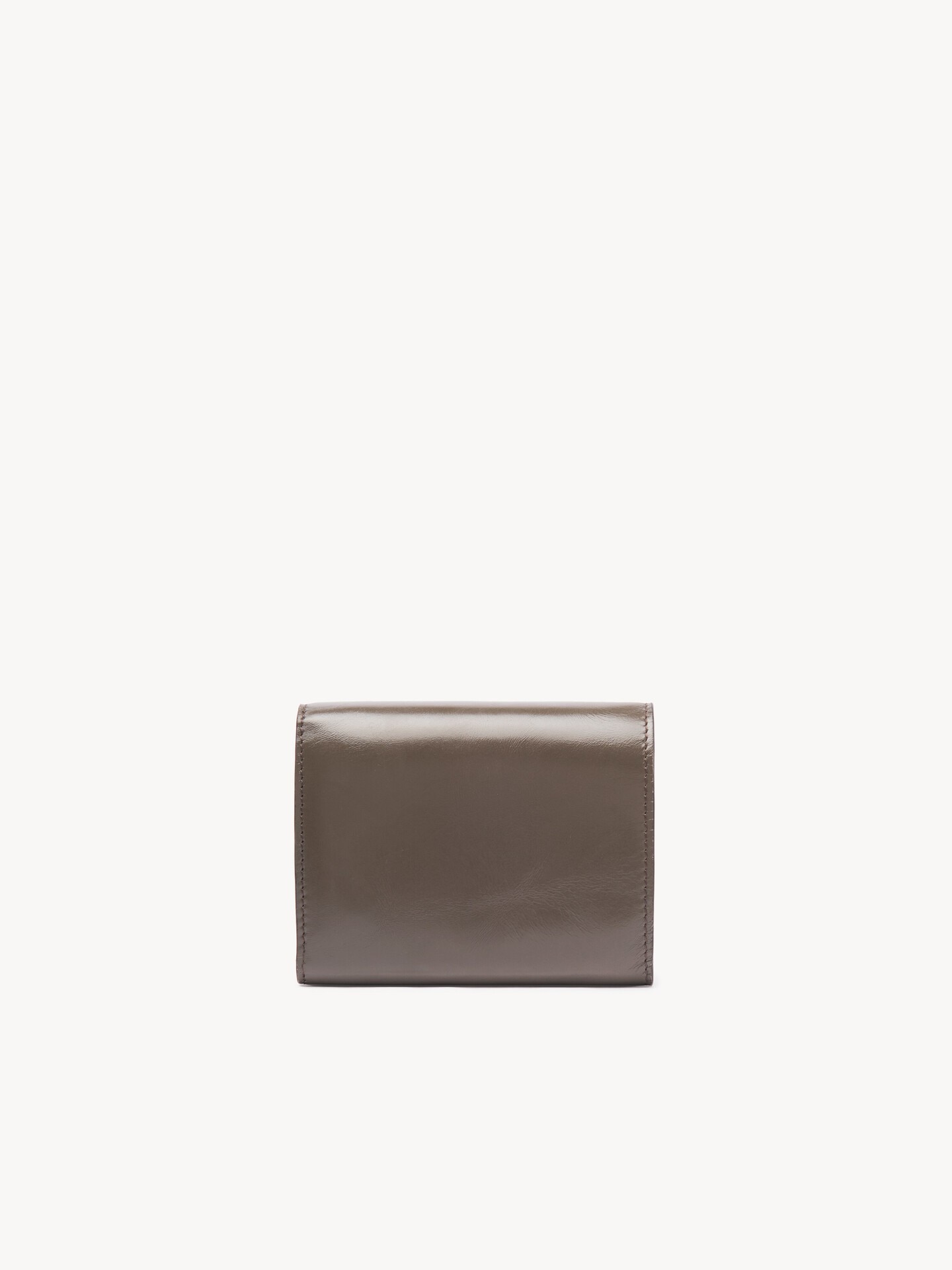 Small Chloé Iconic tri-fold with coin pocket in shiny leather - 4