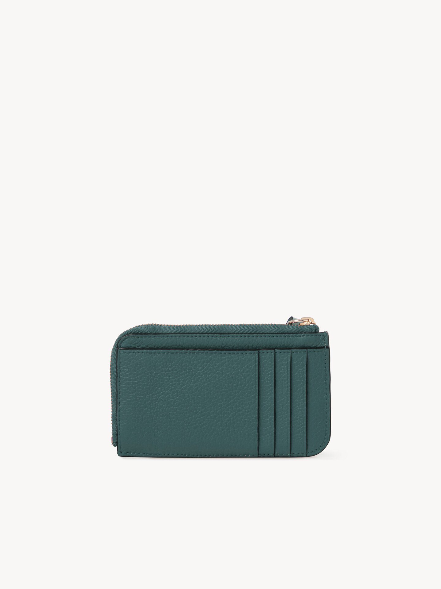 Alphabet wallet in grained leather - 3