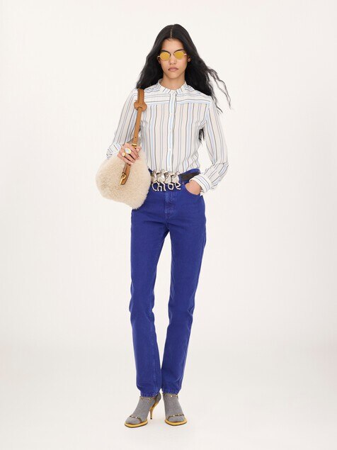 Vaqueros slim de tejido vaquero