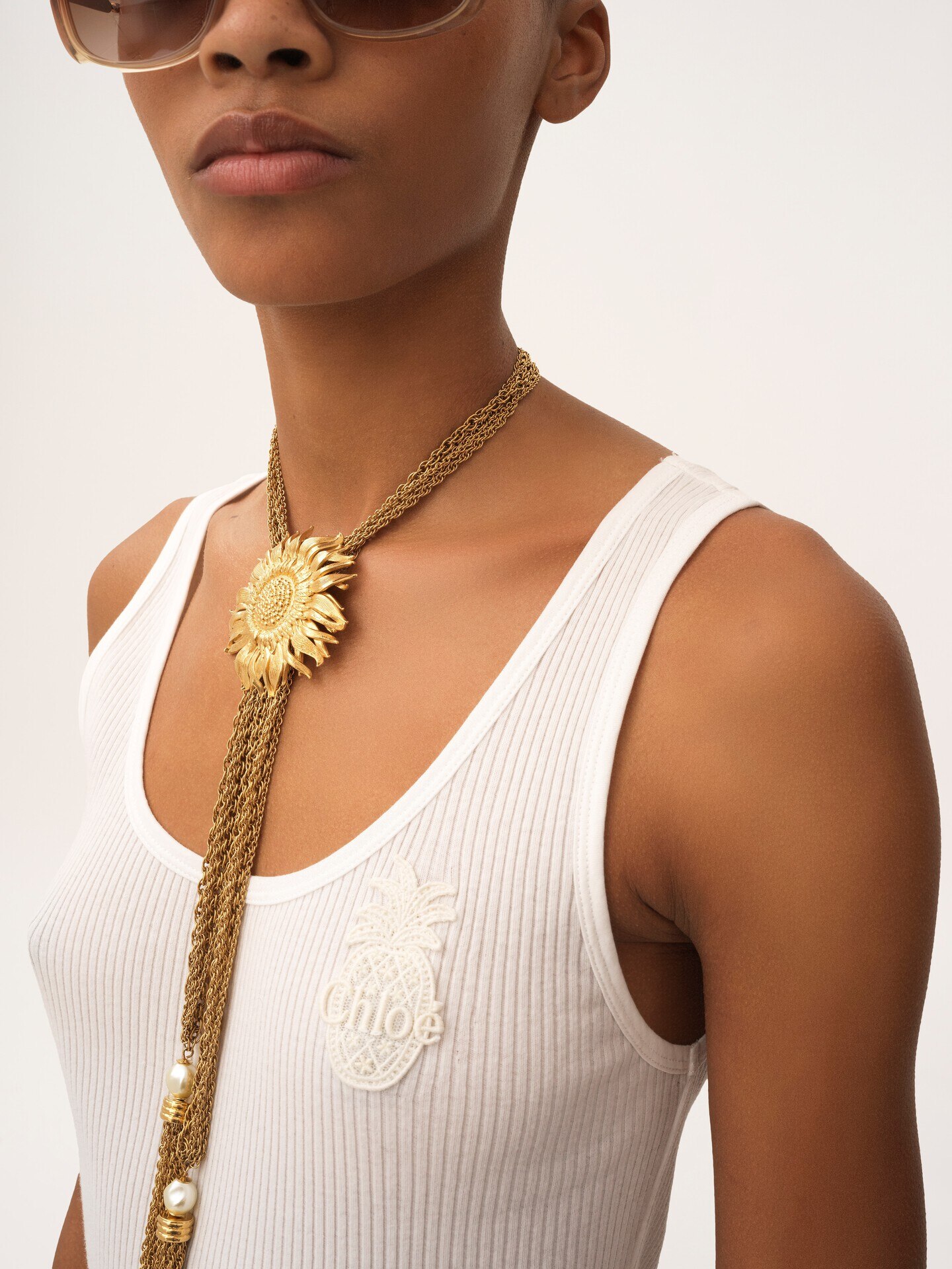 Tank top in cotton jersey - 6