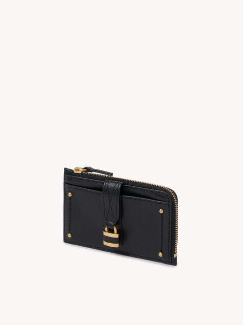 Small Paddington purse with card slots in grained leather