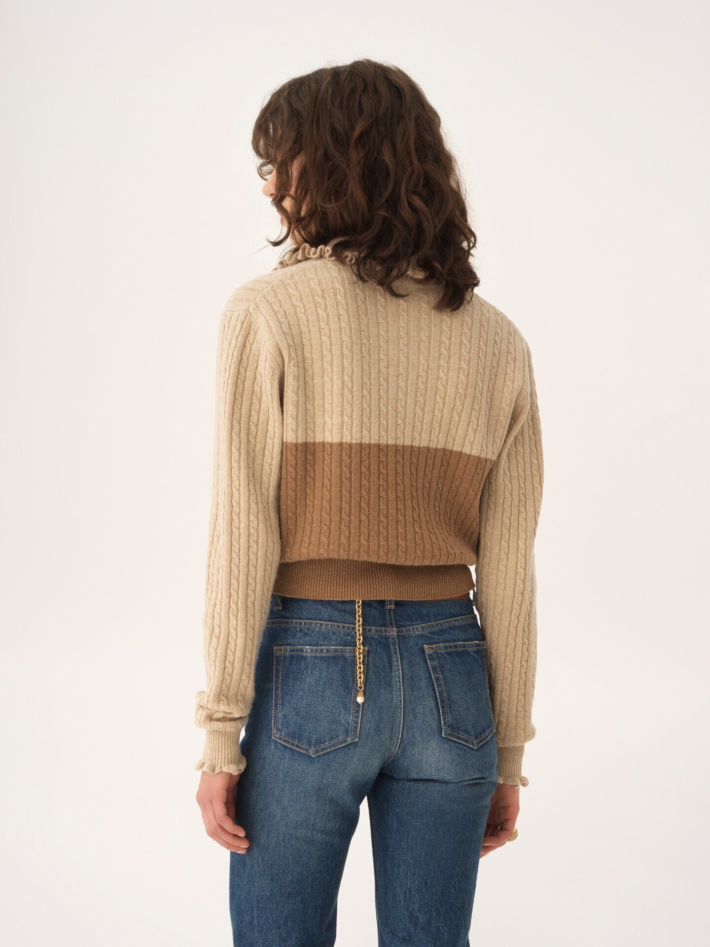 Collared jumper in a wool & cashmere knit - 5