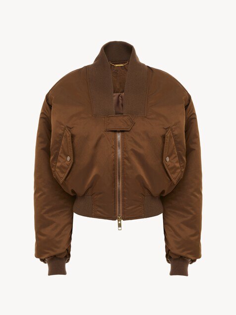 Bomber jacket in nylon