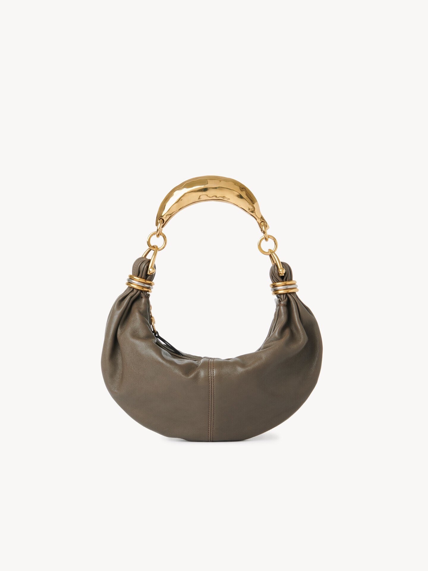 Bolso hobo Bracelet peque&ntilde;o de cuero granulado - 5