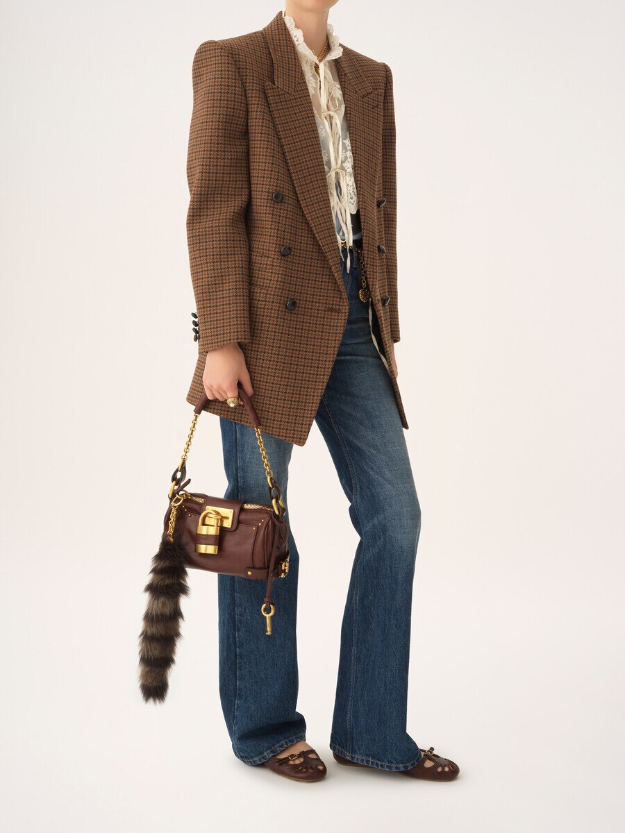 Small Paddington chain bag in grained leather - 9