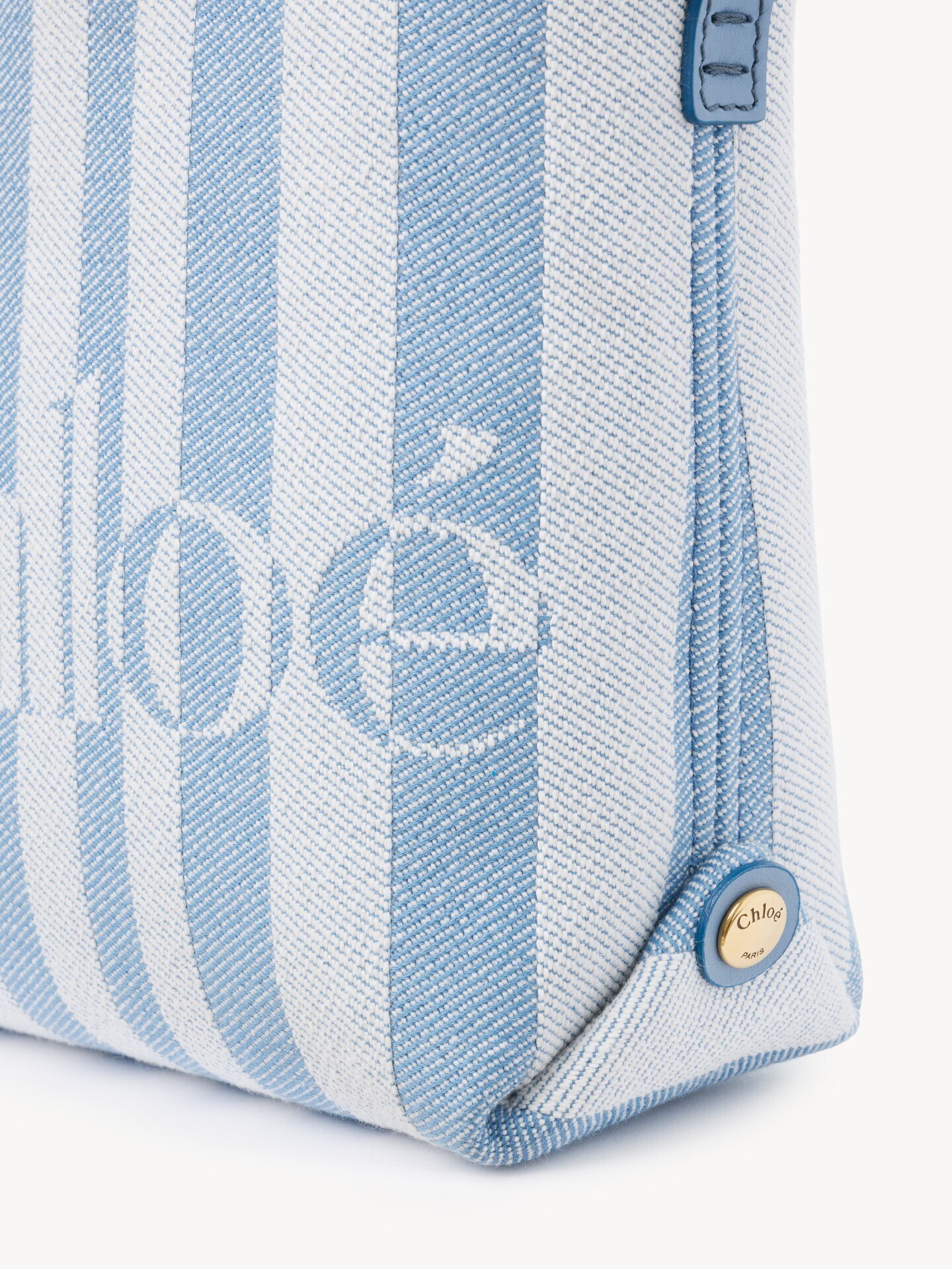 Minibolso tote Chlo&eacute; Stripy de jacquard - 7