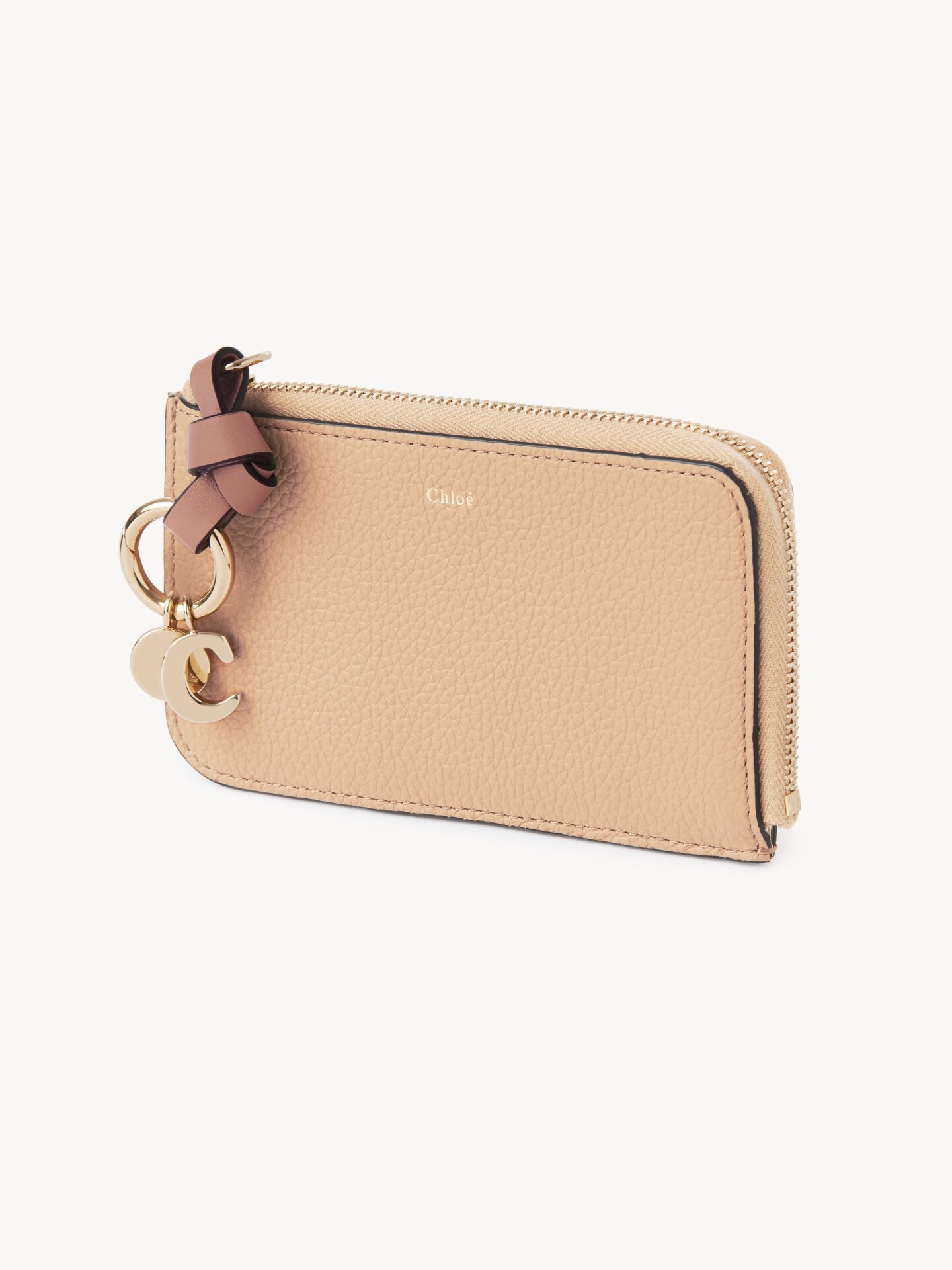 Alphabet purse in grained leather - 3