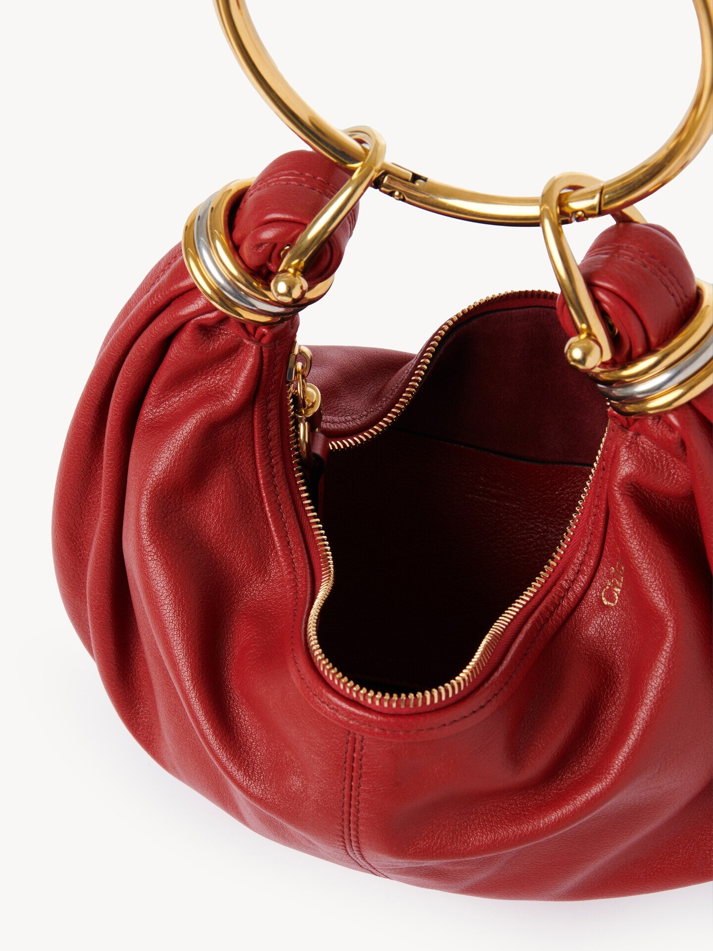 Bolso hobo Bracelet peque&ntilde;o de cuero granulado - 7