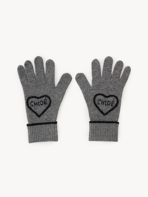 Guantes Chlo&eacute; Encoeur de lana y cachemira