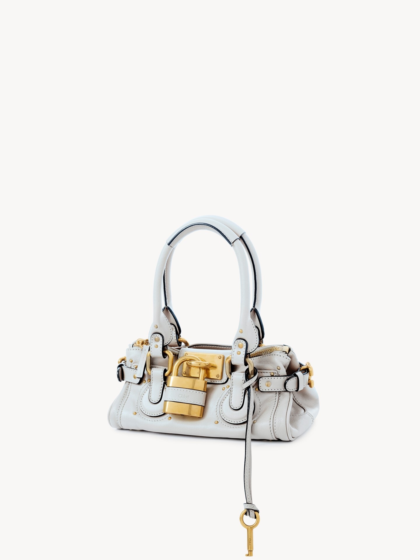 Small Paddington bag in grained leather - 3