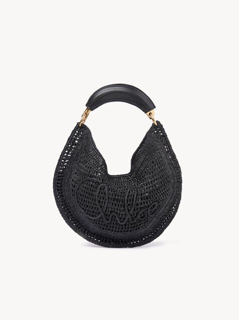 Bolso hobo Summer Banana de rafia