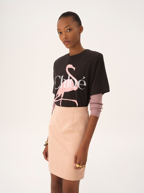 Generous logo T-shirt in cotton jersey