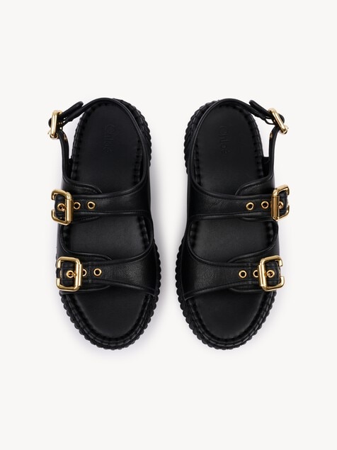 Sandalias con cu&ntilde;a Nama