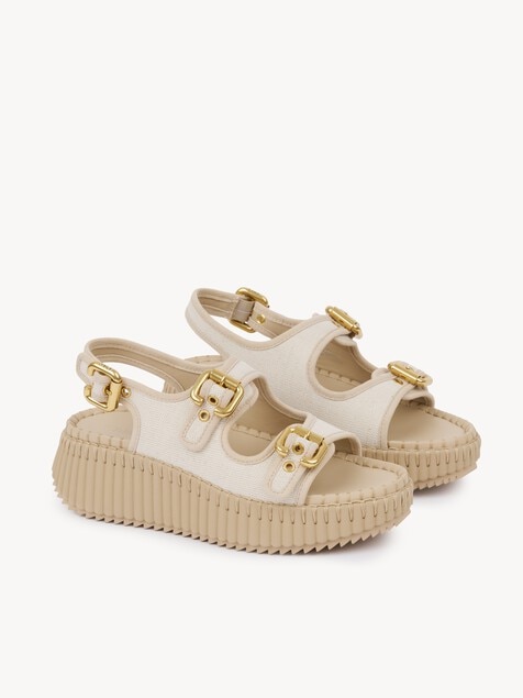 Sandalias con cu&ntilde;a Nama