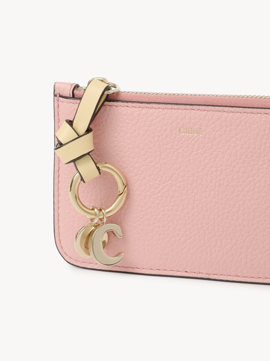 Alphabet wallet in grained leather - 6