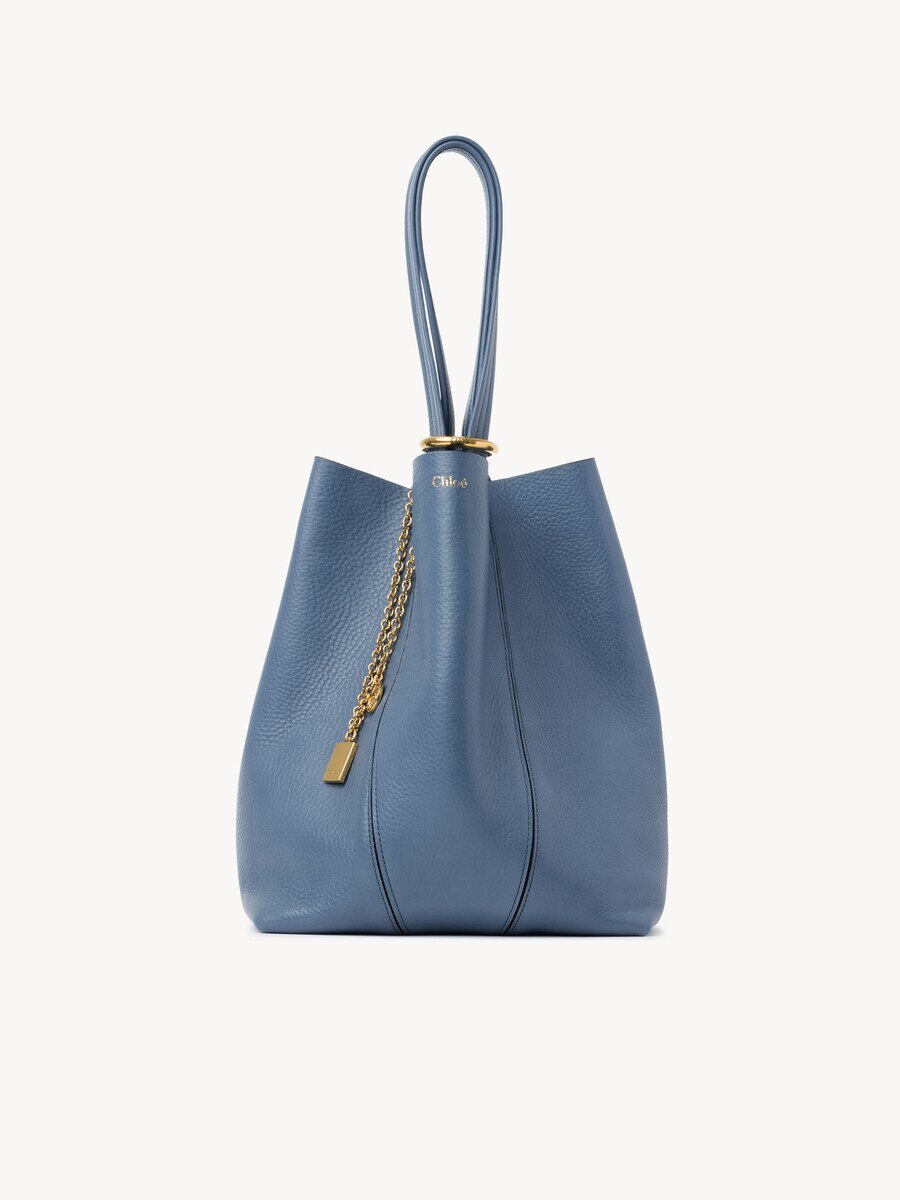 Bolso tote Chlo&eacute; Spin de cuero granulado - 2