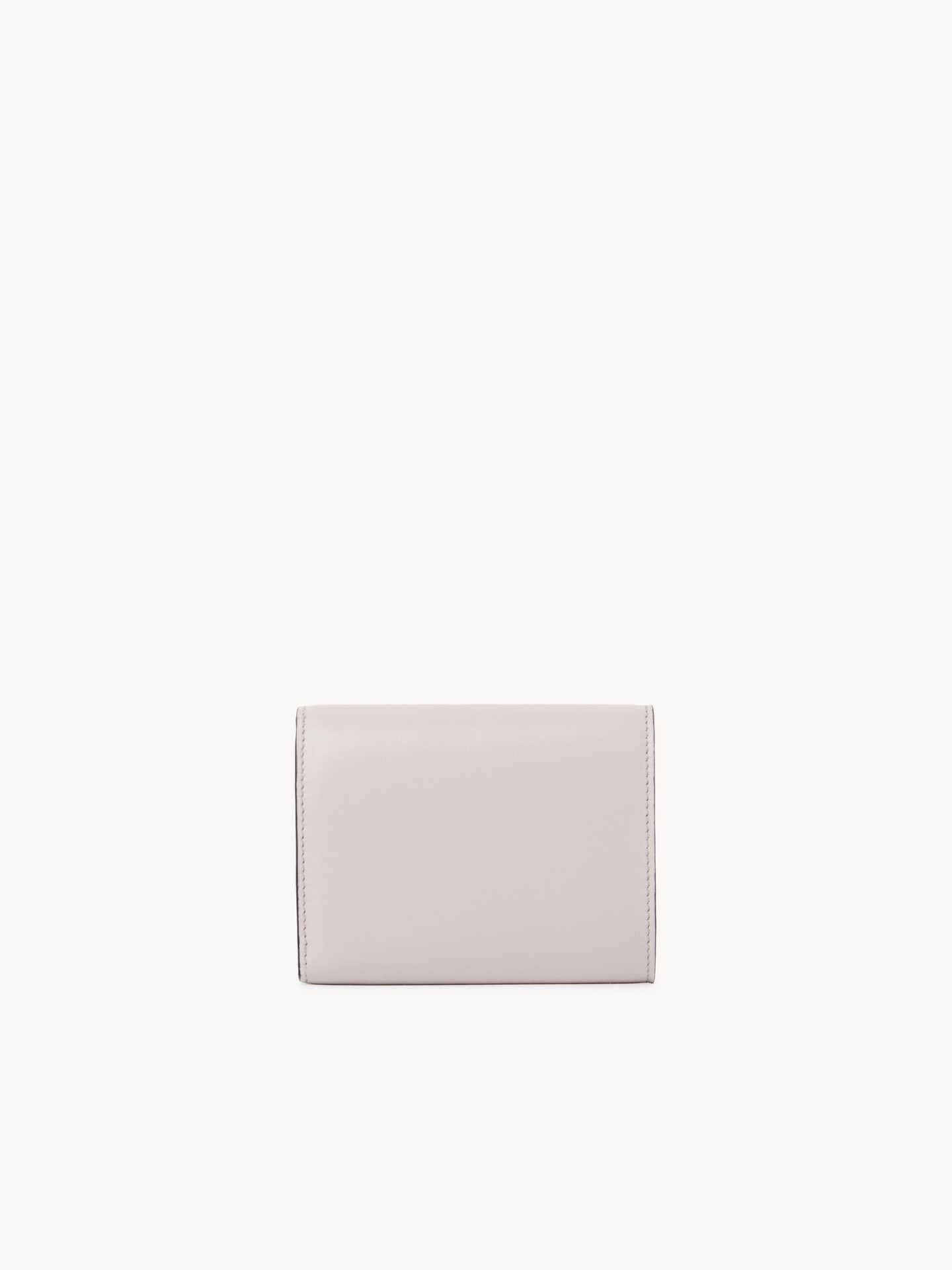 Small Chloé Iconic tri-fold with coin pocket in grained leather - 4