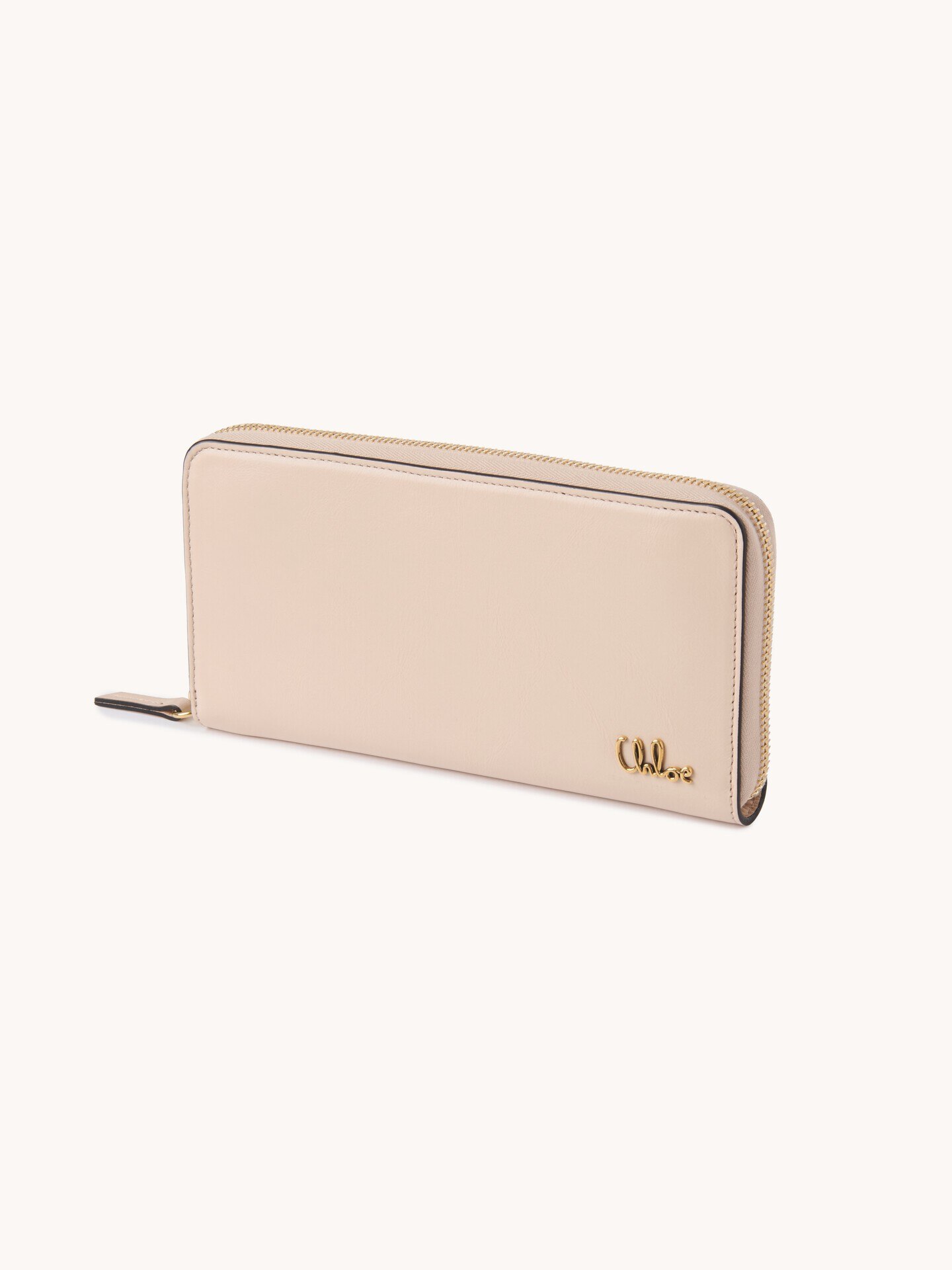 Chloé Iconic zipped long wallet in shiny leather - 3
