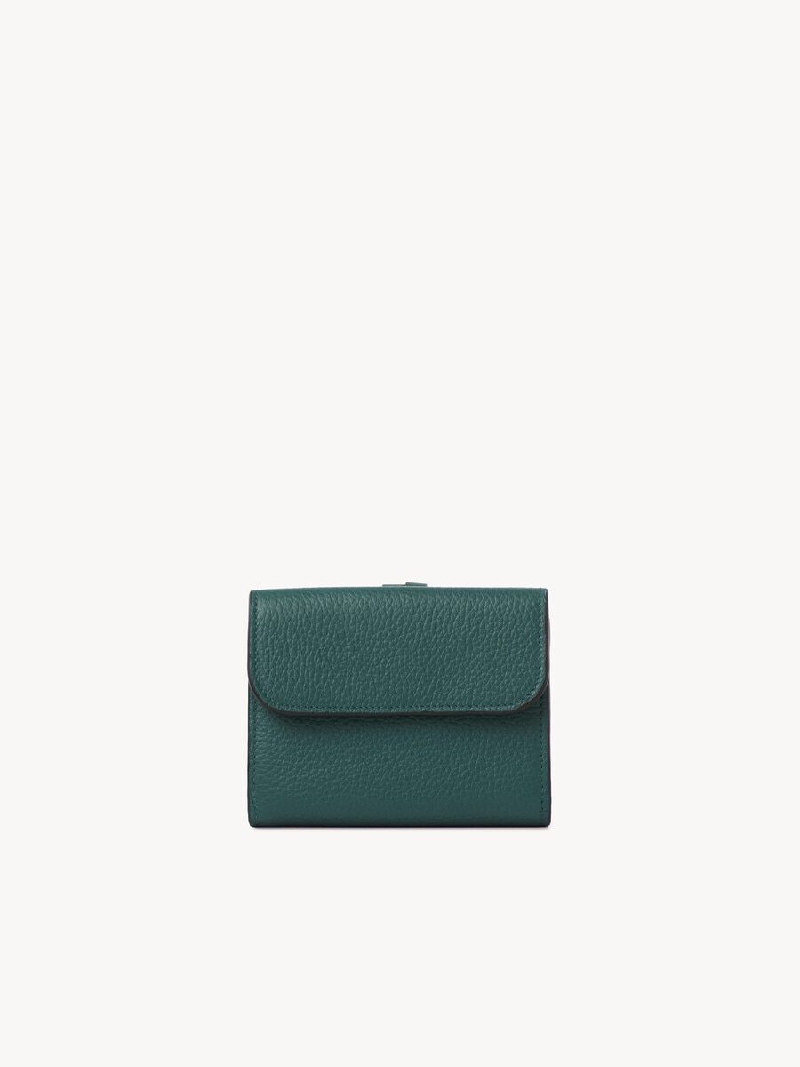 Small Alphabet tri-fold in grained leather - 3