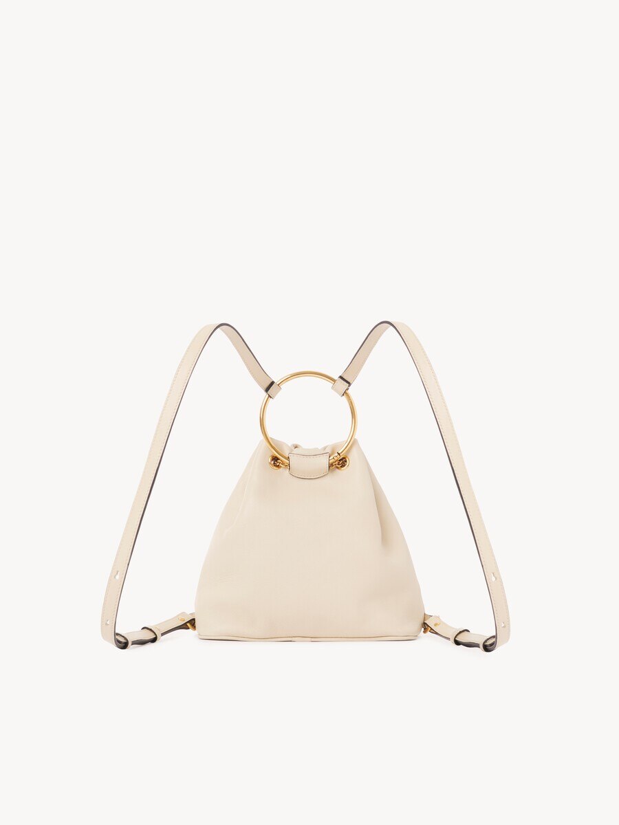 Small Bracelet backpack in grained leather - 6