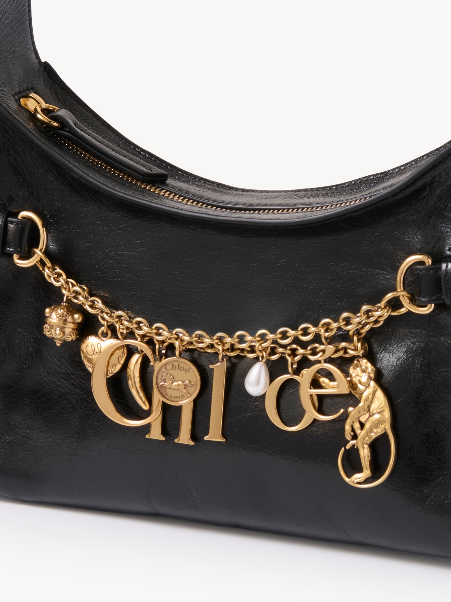 Chloé Charms hobo bag in shiny leather - 7