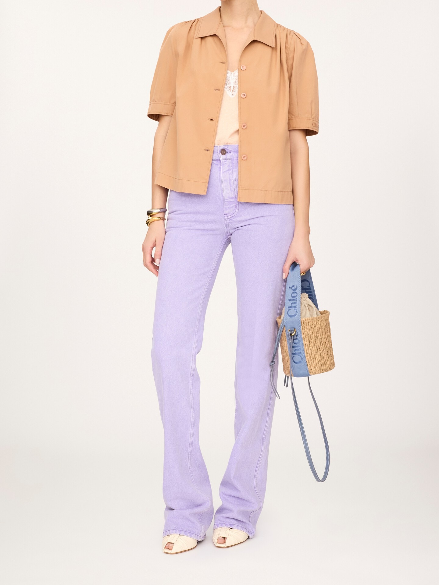 Small Woody basket in natural fibers - 10