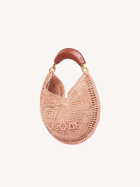 Bolso hobo Summer Banana de rafia