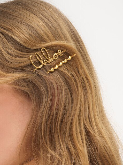 The Chloé Iconic hair clips set