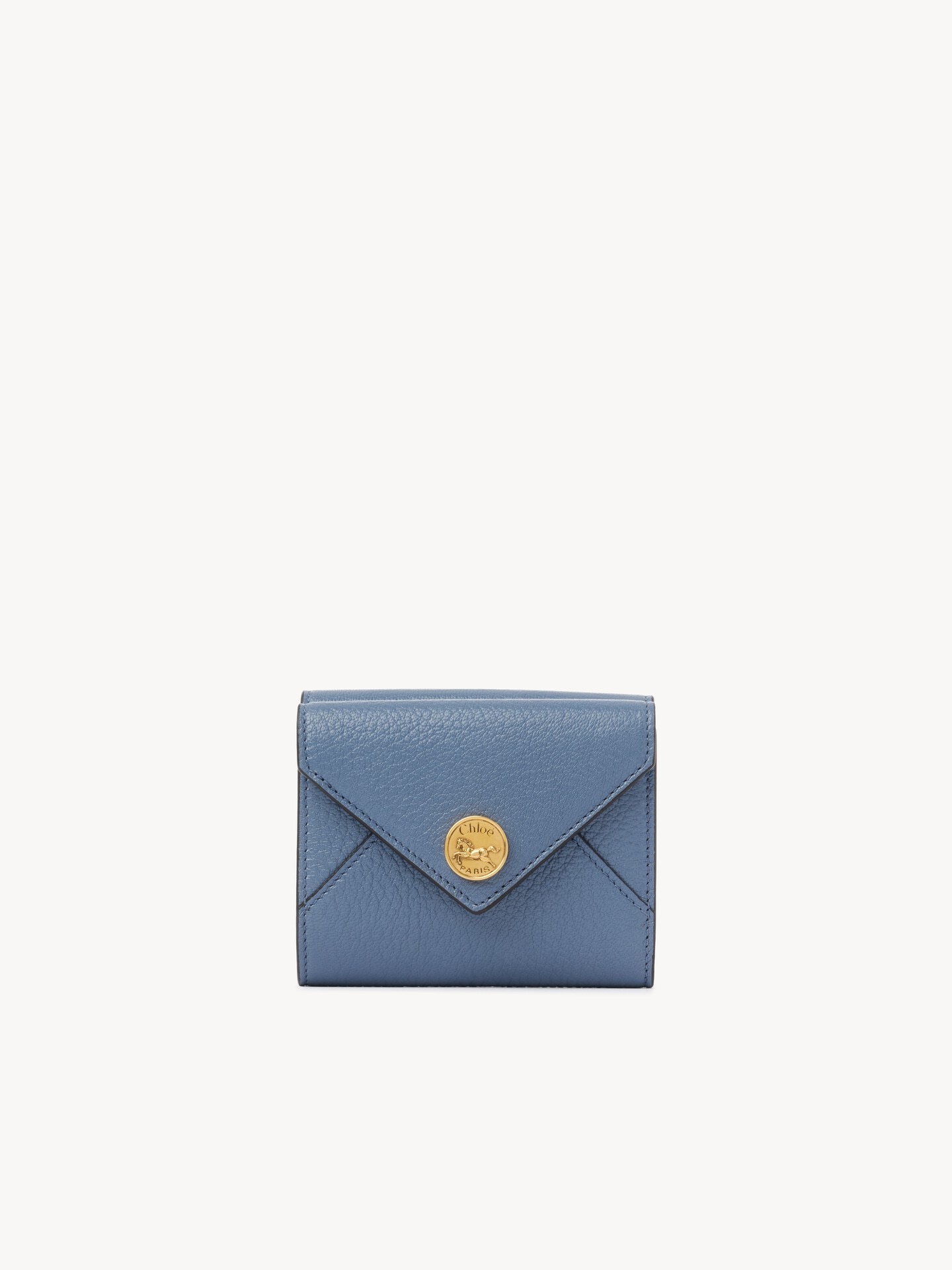 Small Envelope tri-fold in grained leather - 2