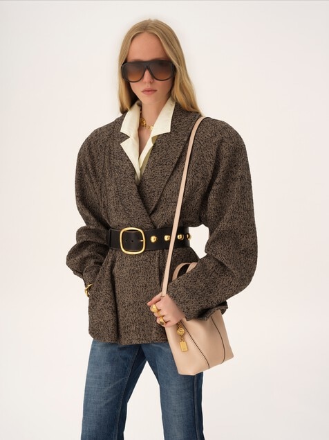 Small Chloé Spin tote bag in grained leather