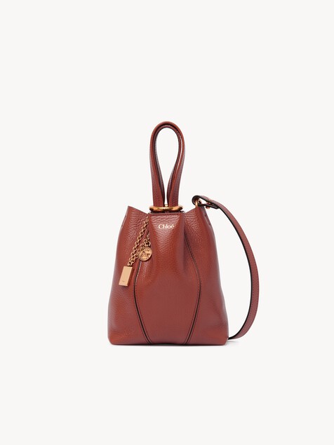 Small Chlo&eacute; Spin tote bag in grained leather