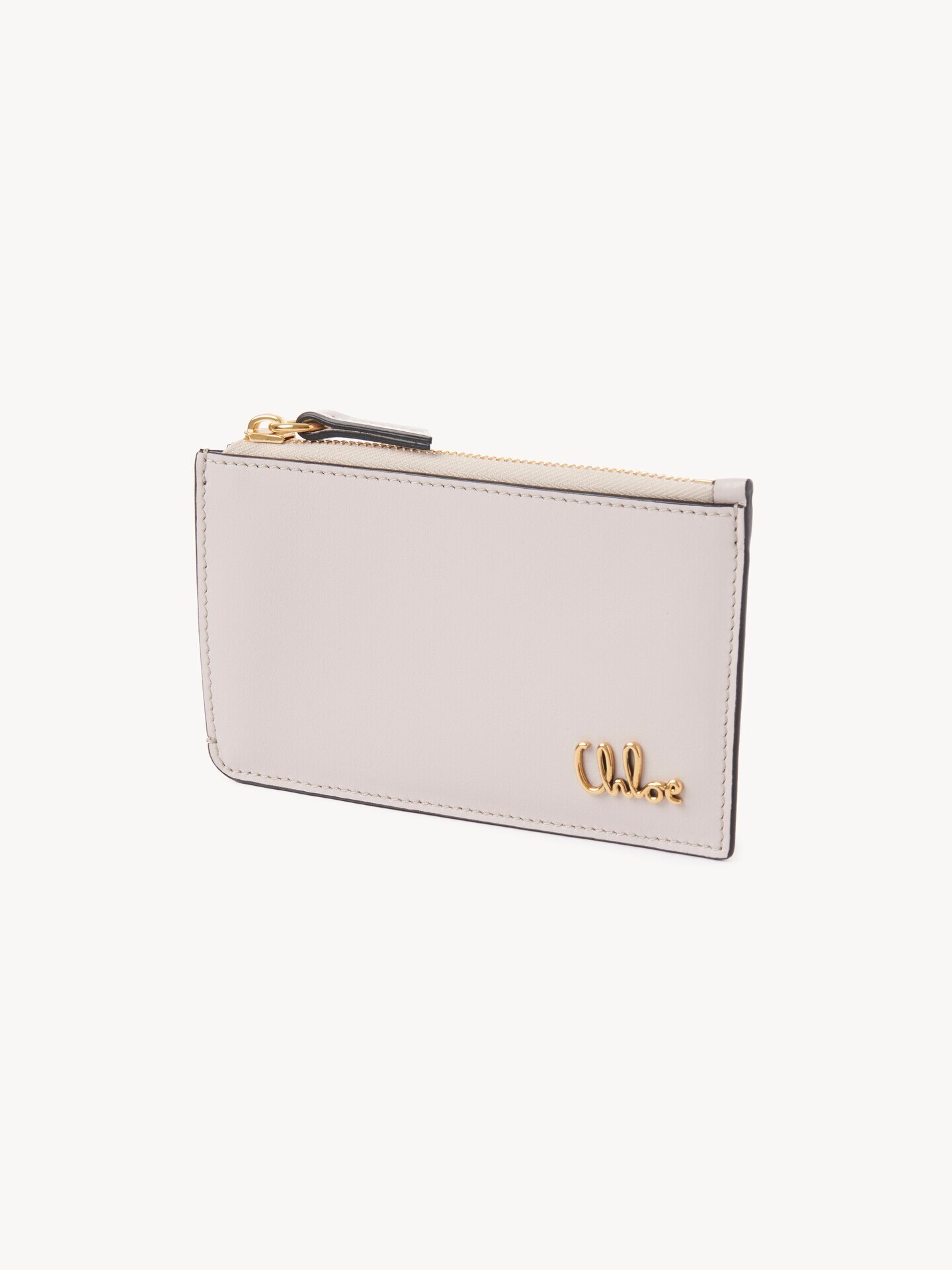 Small Chlo&eacute; Iconic purse with card slots in grained leather - 3