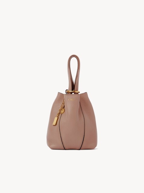 Small Chloé Spin tote bag in grained leather