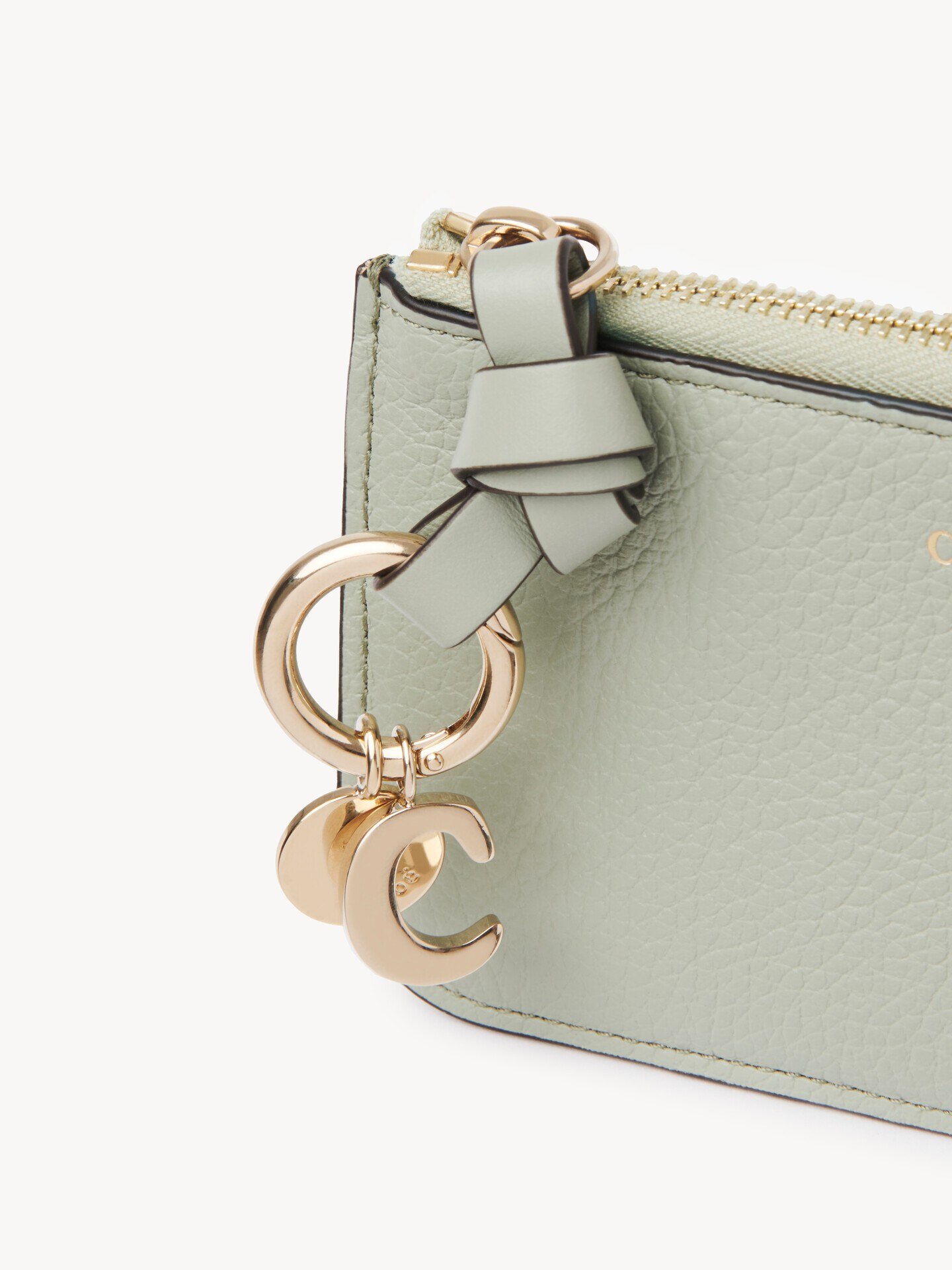Cartera Alphabet de cuero granulado - 6