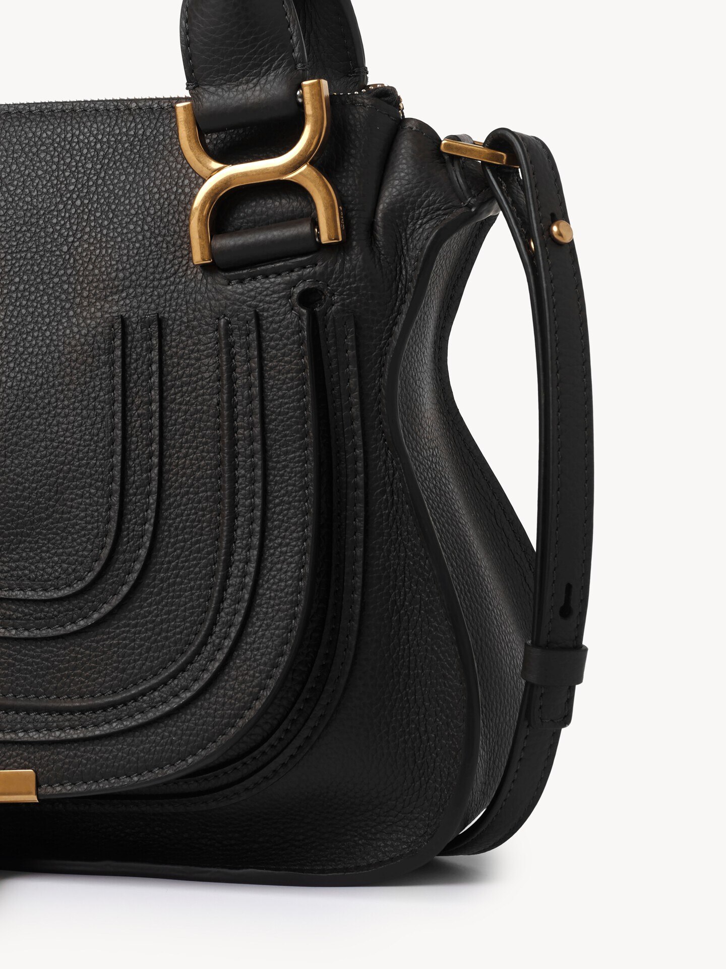 Bolso peque&ntilde;o Marcie de cuero granulado - 7