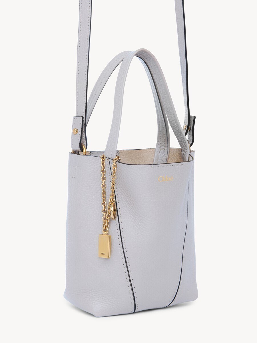 Bolso tote Chlo&eacute; Spin peque&ntilde;o de cuero granulado - 4