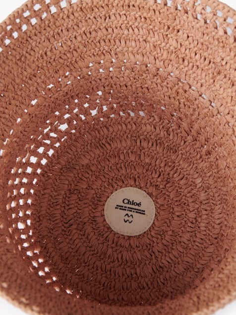 Gorro de pescador Chlo&eacute; Sunset de rafia