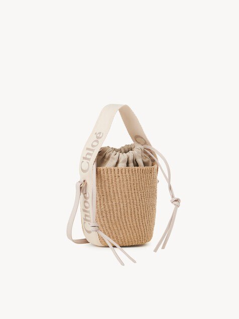 Small Woody basket in natural fibers