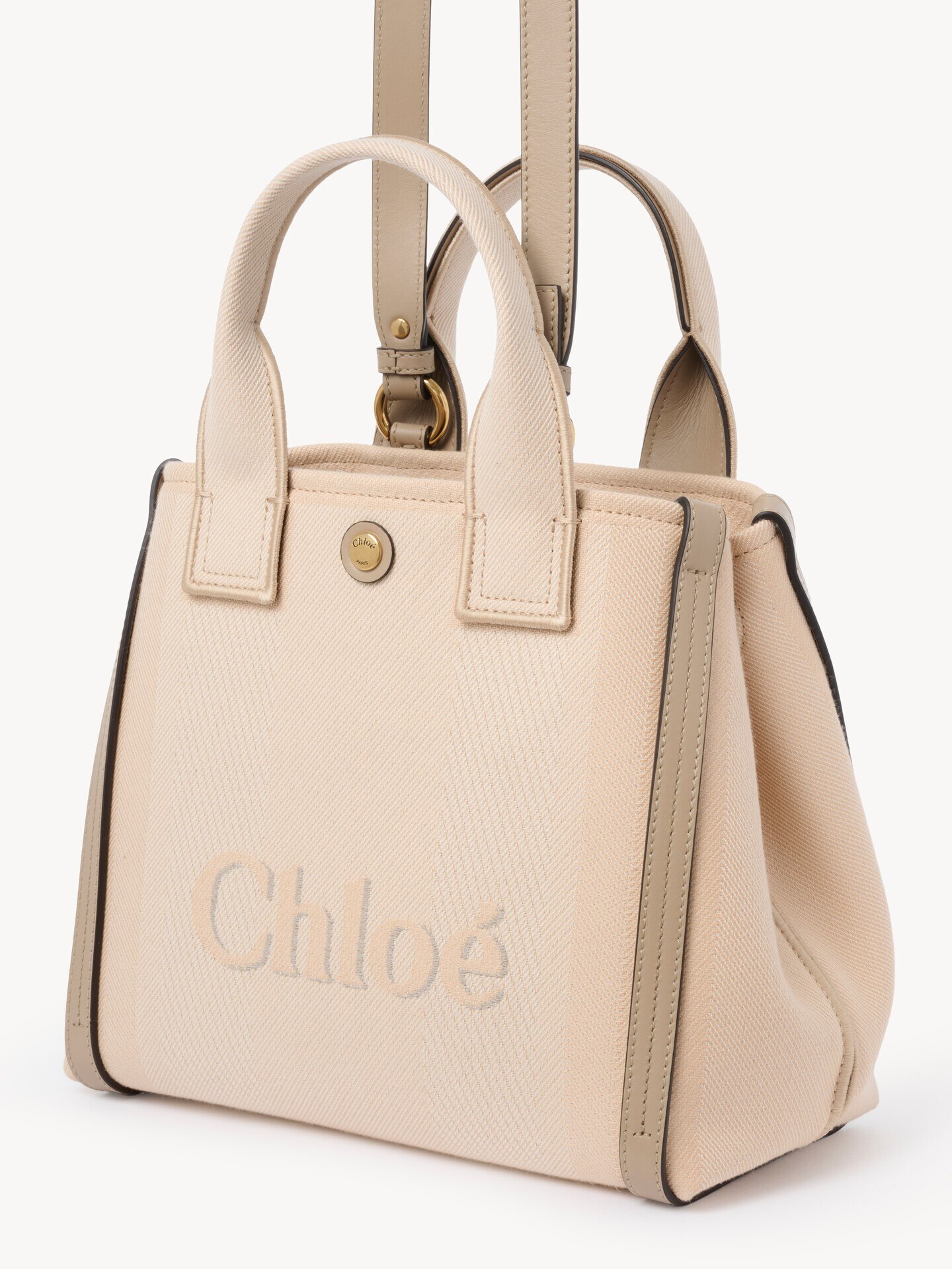 Small Chlo&eacute; Carry tote bag in canvas - 4