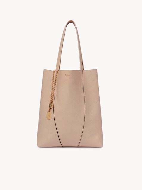 Chloé Spin tote bag in grained leather