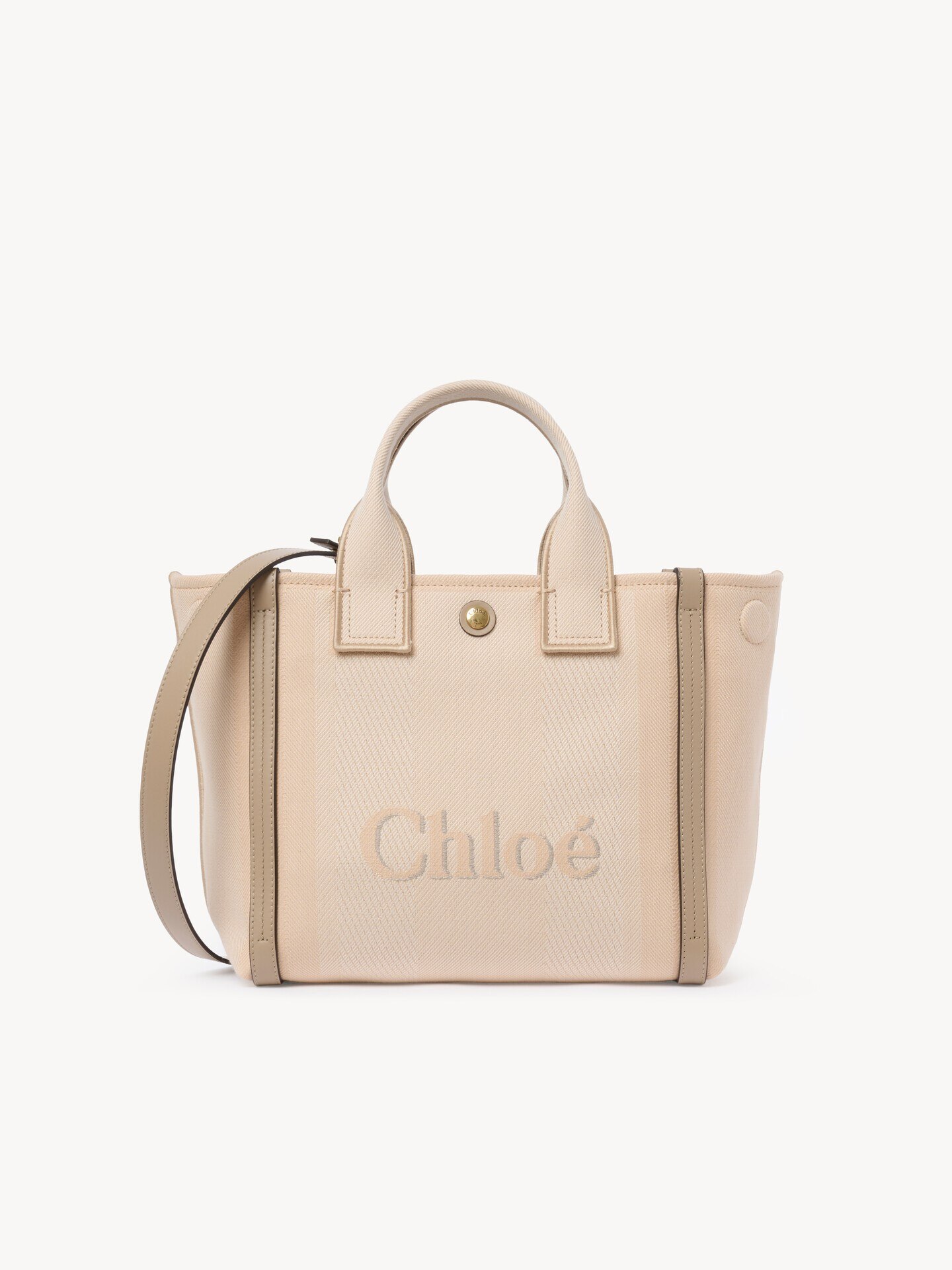 Small Chloé Carry tote bag in canvas - 5