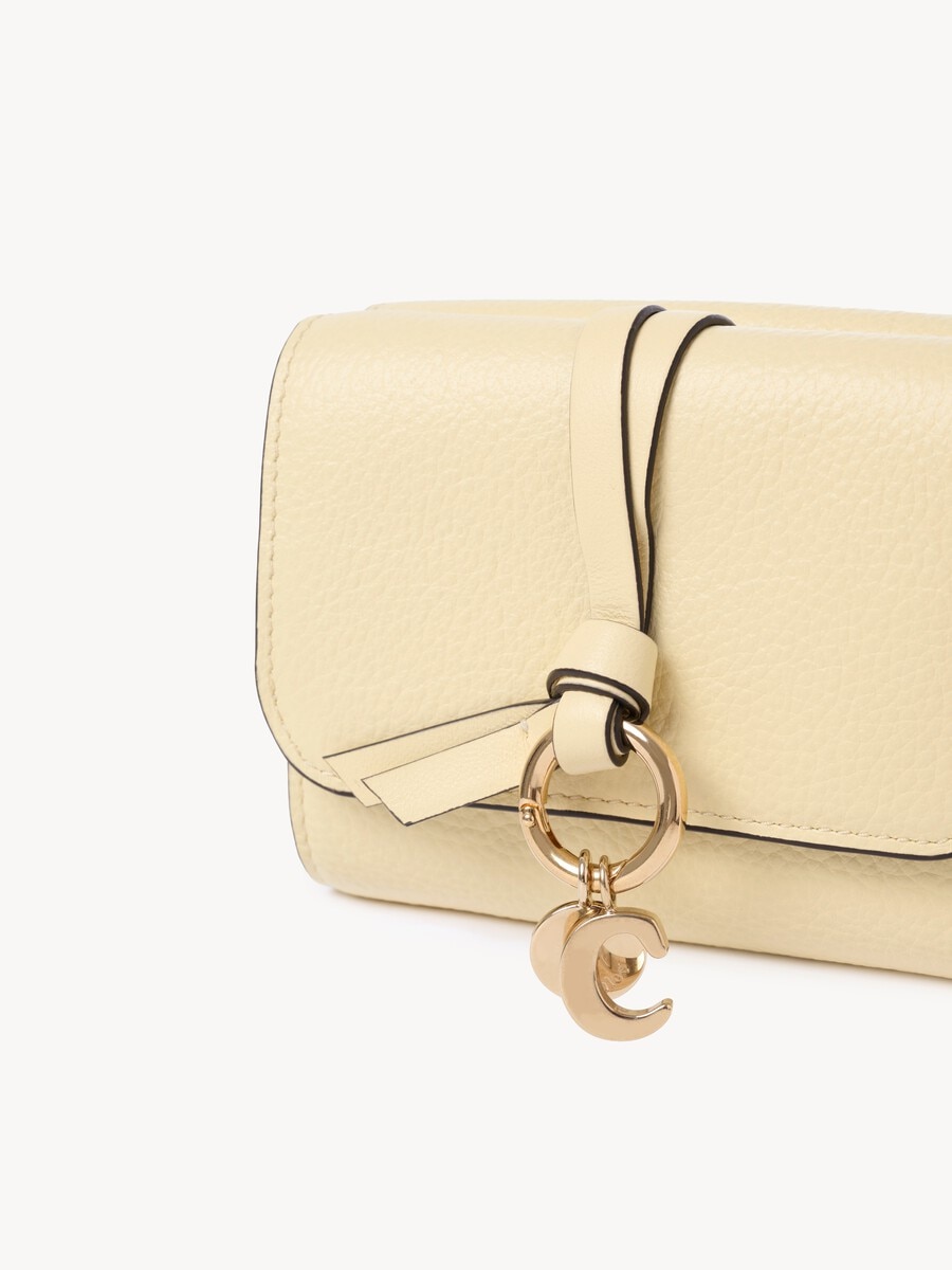 Small Alphabet tri-fold in grained leather - 6