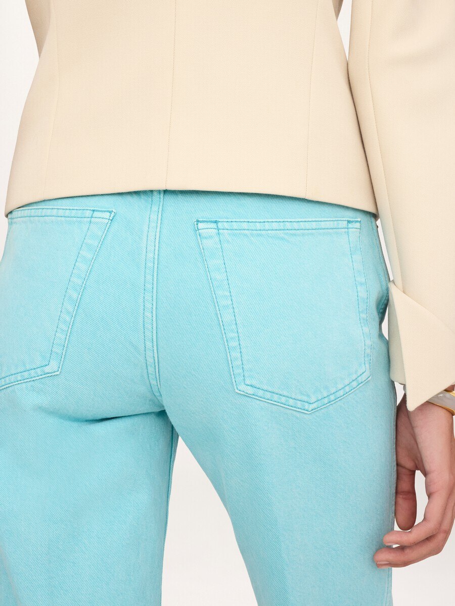 Straight jeans in denim - 7